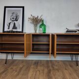 Scandinavian teak and metal sideboard
