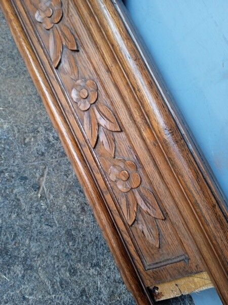 Fronton boiserie bois sculpté style Louis XVI ep XIXem