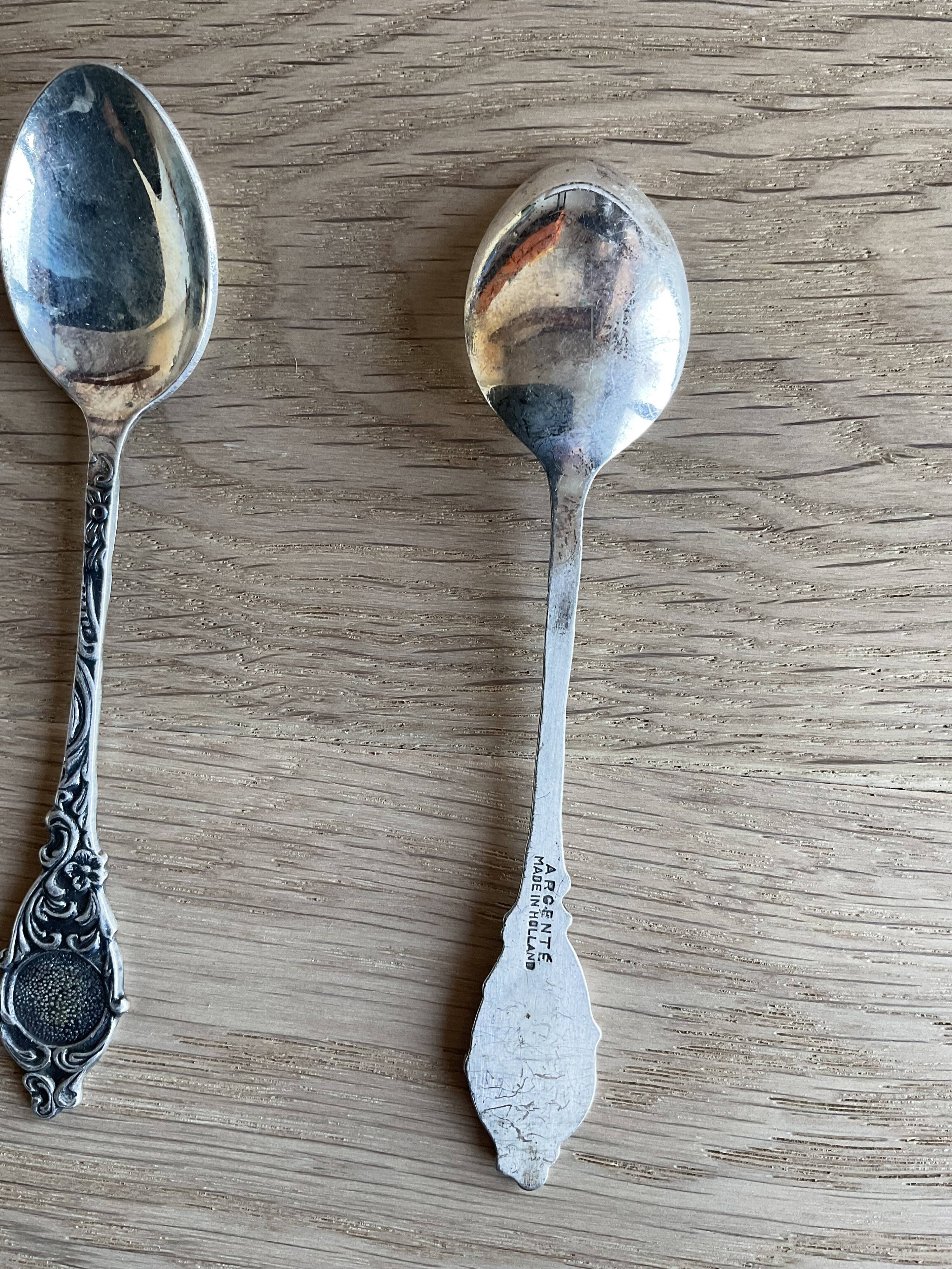 4 Moka spoons. Vintage. Holland