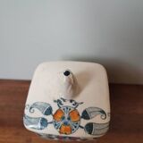 Set of 2 pot box spices tea vintage ceramic Longchamp model Mérida art nouveau