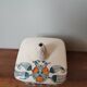 Set of 2 pot box spices tea vintage ceramic Longchamp model Mérida art nouveau