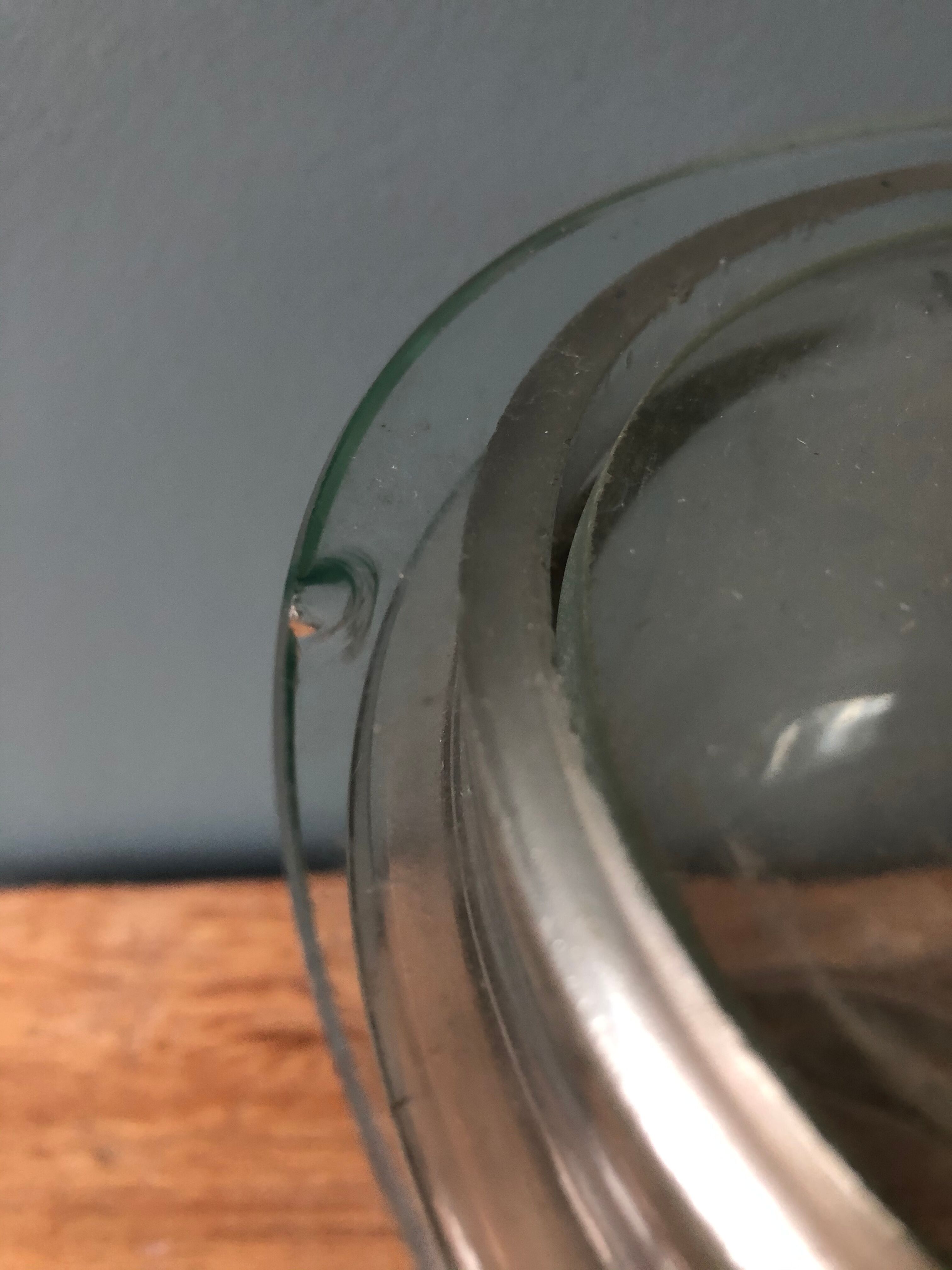 Pot à pharmacie d’apothicaire en verre soufflé XIXÈME