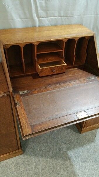 Bureau secrétaire en chêne