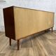 Enfilade scandinave vintage en teck avec 3 portes coulissantes, années 60