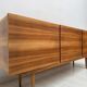1960s vintage German mid-century walnut sideboard