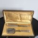 Art Deco dessert service covers in silver metal