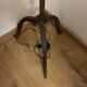 Handcrafted wrought iron weather vane floor lamp Jean Touret Marolles workshop
