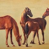 Painting "Mares with foals".
