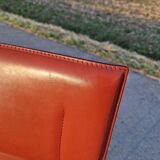 Set of 2 Matteo Grassi leather chairs