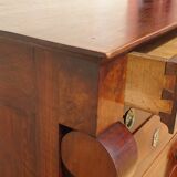 Antique solid walnut chest of drawers