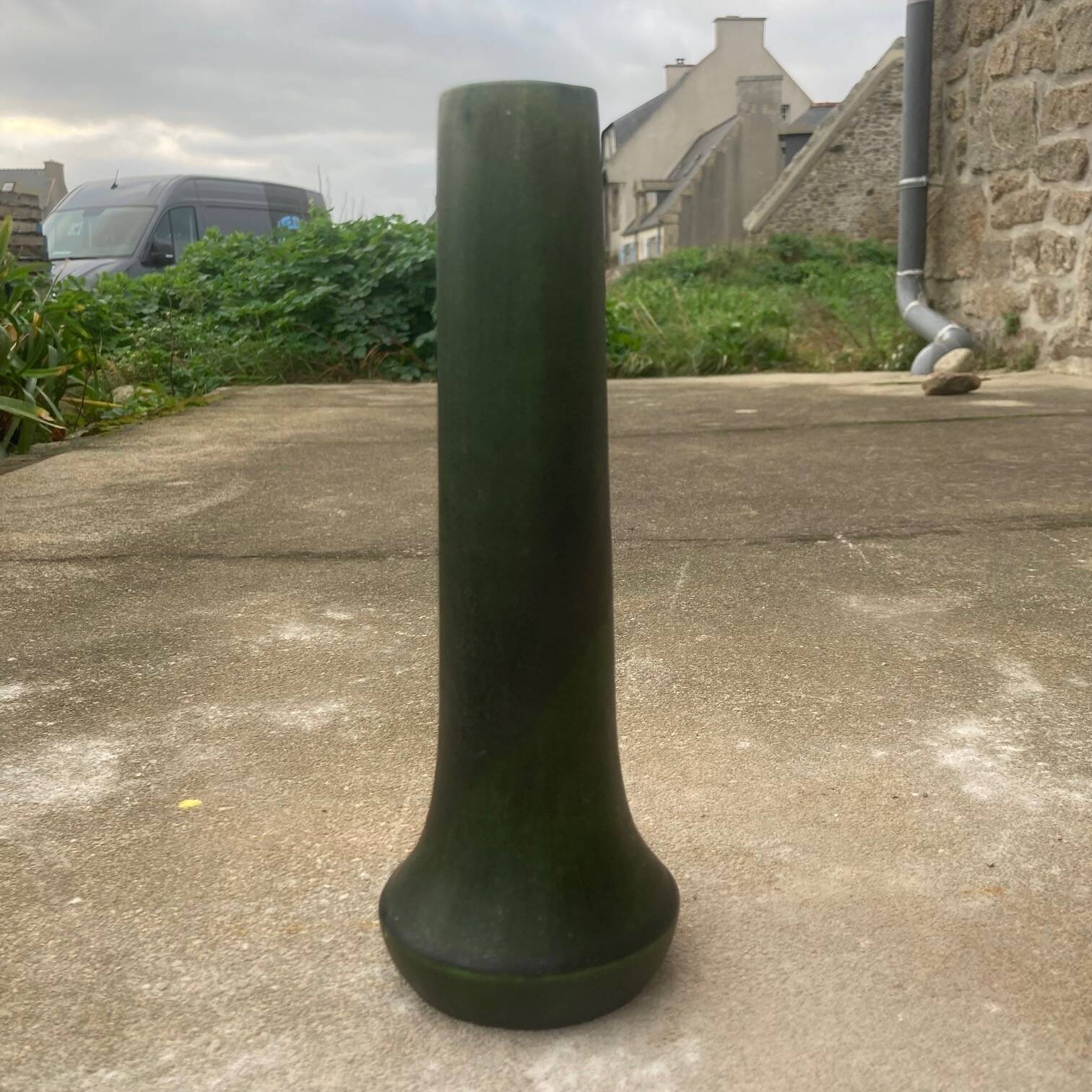 Vitrified ceramic vase