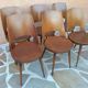 Suite de 6 chaises de bistrot Baumann modèle Mondor années 1960