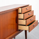 Scandinavian-style teak line, sliding door