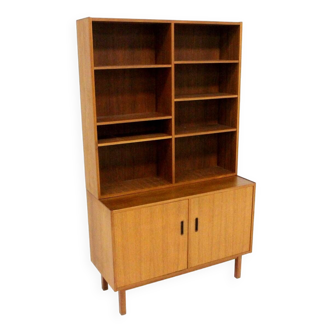Scandinavian teak bookcase chest of drawers, Sweden, 1960
