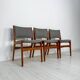 1960s vintage Danish teak dining chair by Erik Buch for Anderstrup Møbelfabrik