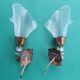 Pair of 50s rockabilly wall lights