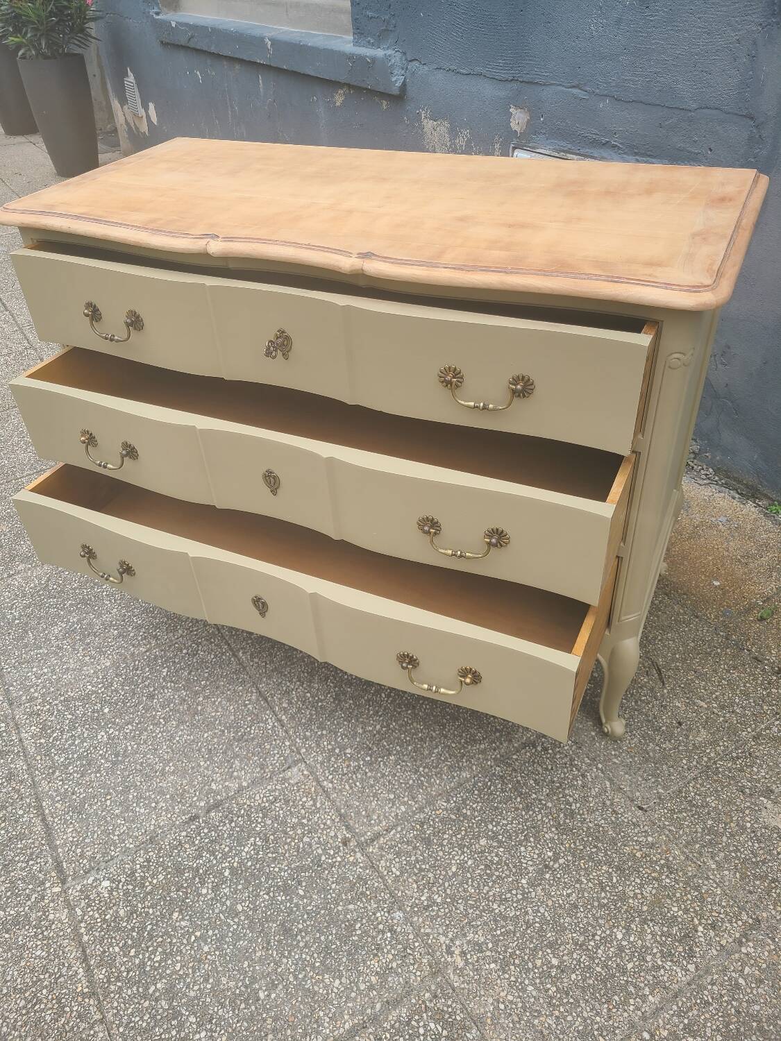 Renovated crossbow chest of drawers