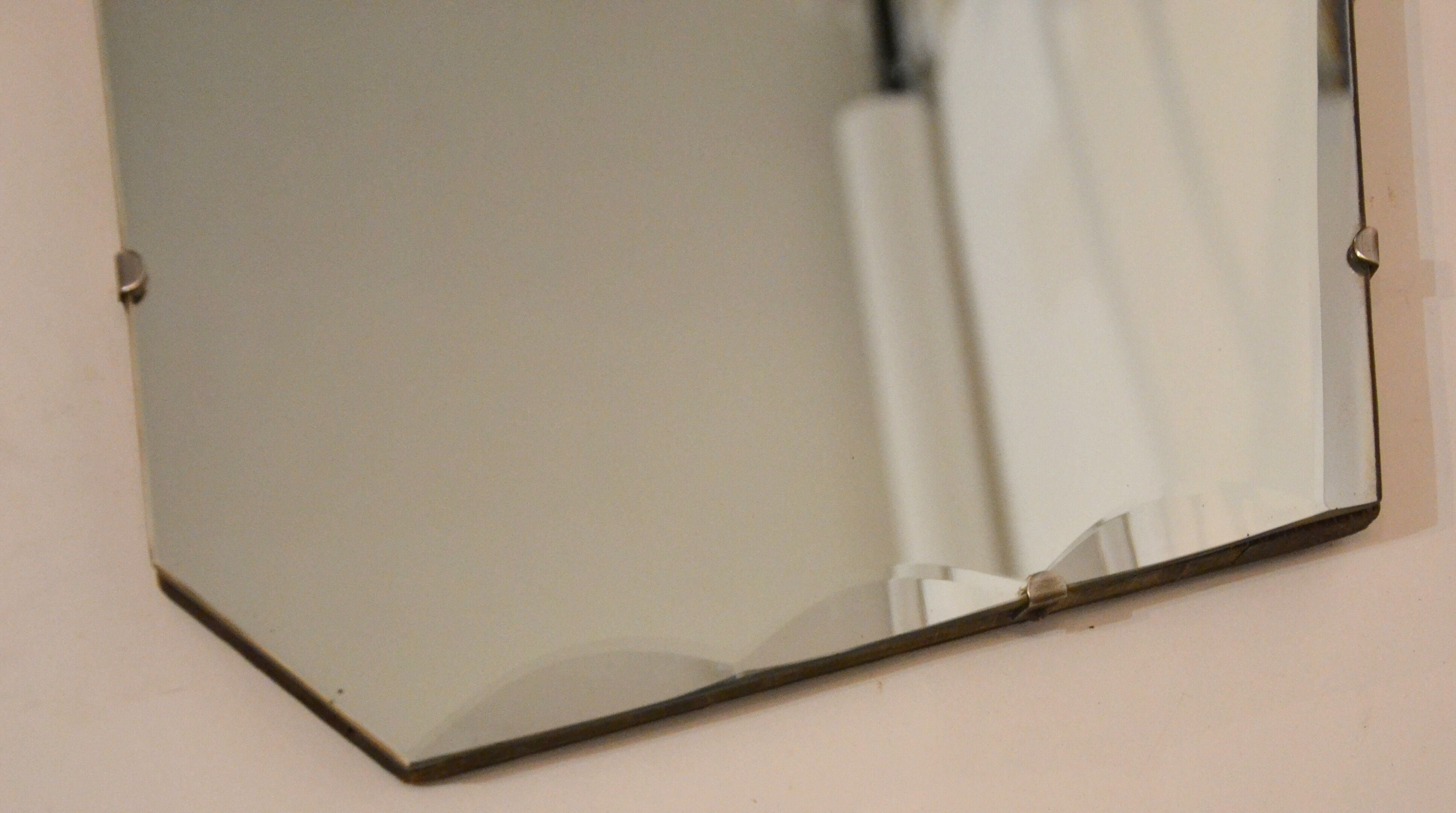 Bevelled mirror 17x25cm