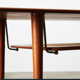 Teak FD 516 coffee table by Peter Hvidt - Orla M.Lgaard Nielsen for France - Son 1956