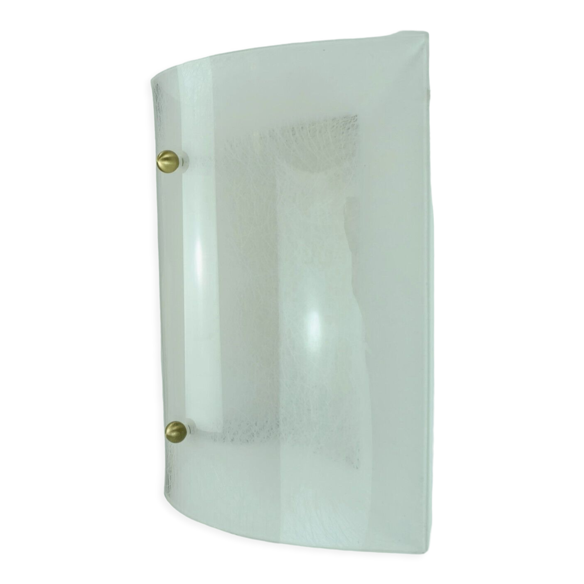Mid century sconce acrylic and brass 1960s 1970s lucite wall lamp