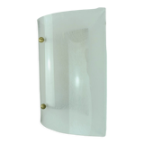 Mid century sconce acrylic and brass 1960s 1970s lucite wall lamp