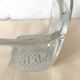Strömbergshyttan vintage glass and stainless steel ice bucket