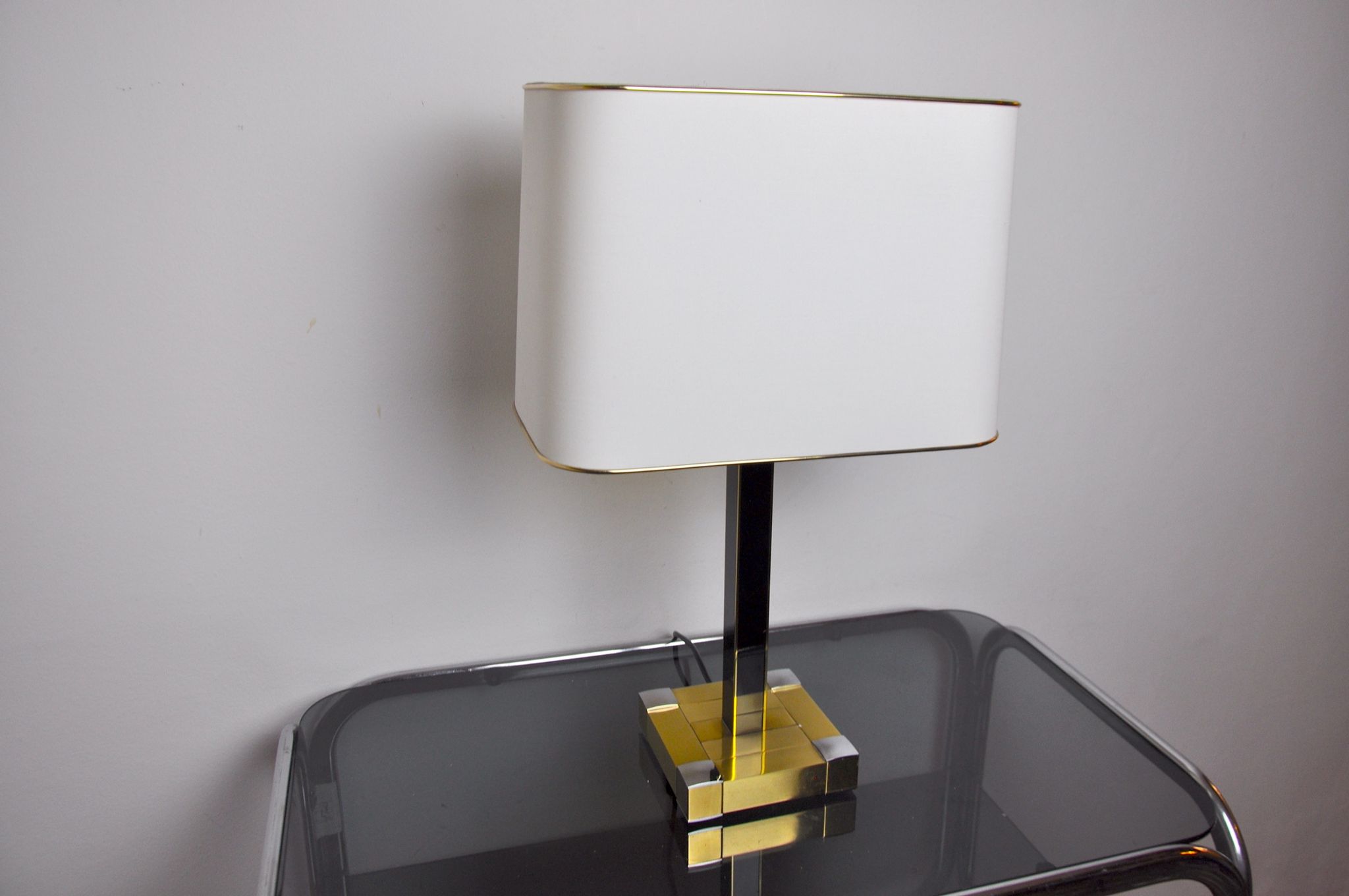 Lampe de table regency par Bd Lumica, Italie, 1970