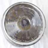 Glass vase on a stand