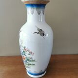 Vintage ceramic vase Asian decor