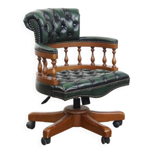 Chaise de bureau chesterfield