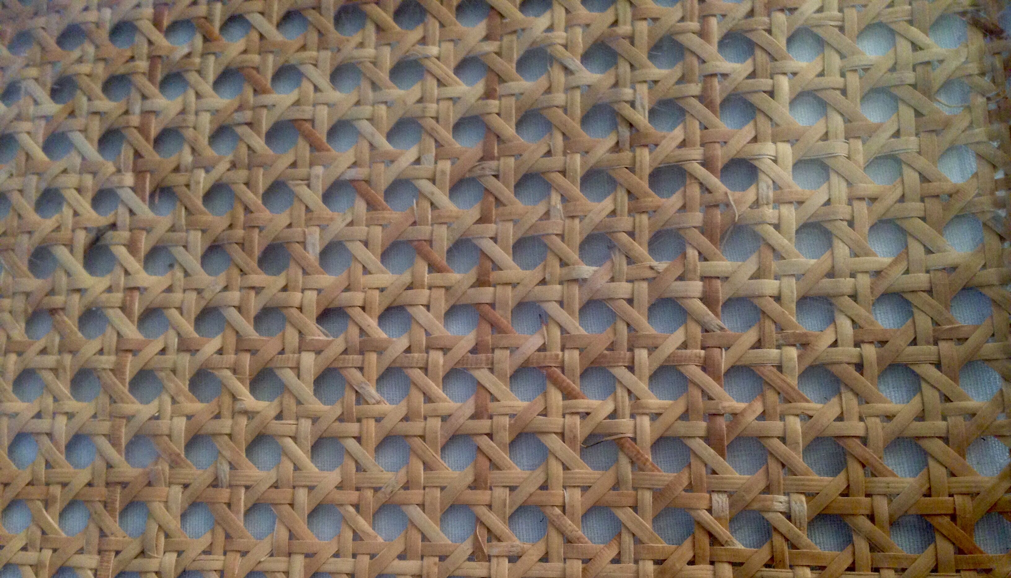 Set plexiglass and caning design 70 s