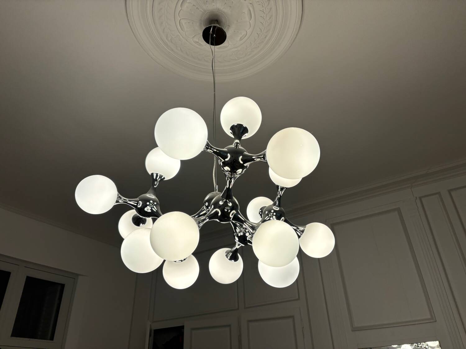 Ideal Lux 15 sphere chandelier