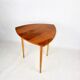 Polish leaf-shaped coffee table console from the 70s