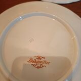 Set de 4 assiettes Badonviller décor Gui