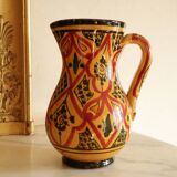 Carafe marocaine Safi – Pichet en céramique traditionnel vintage