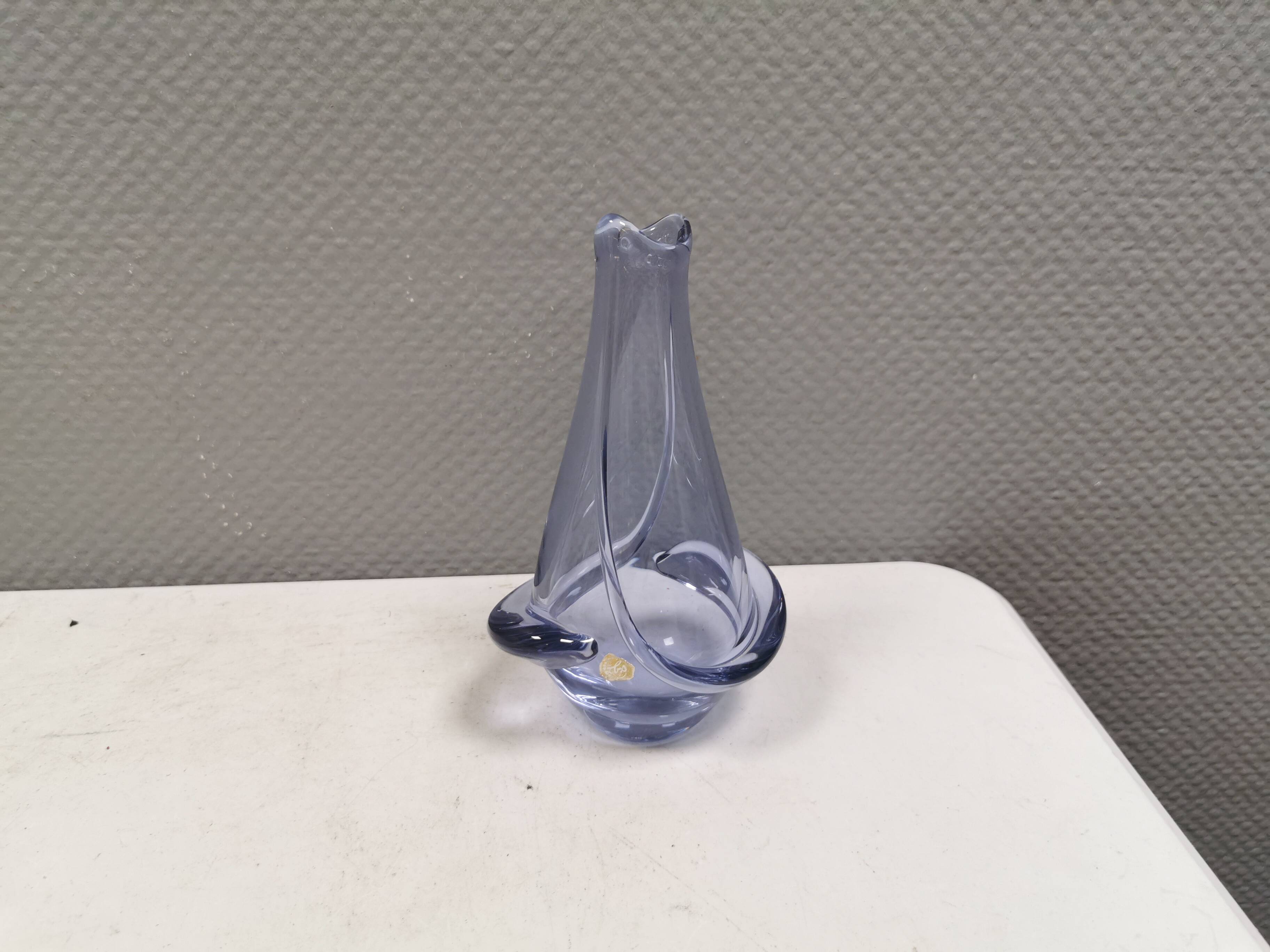 Bohemian vase by Frantisek Zemek Czech Republic 1950-60s