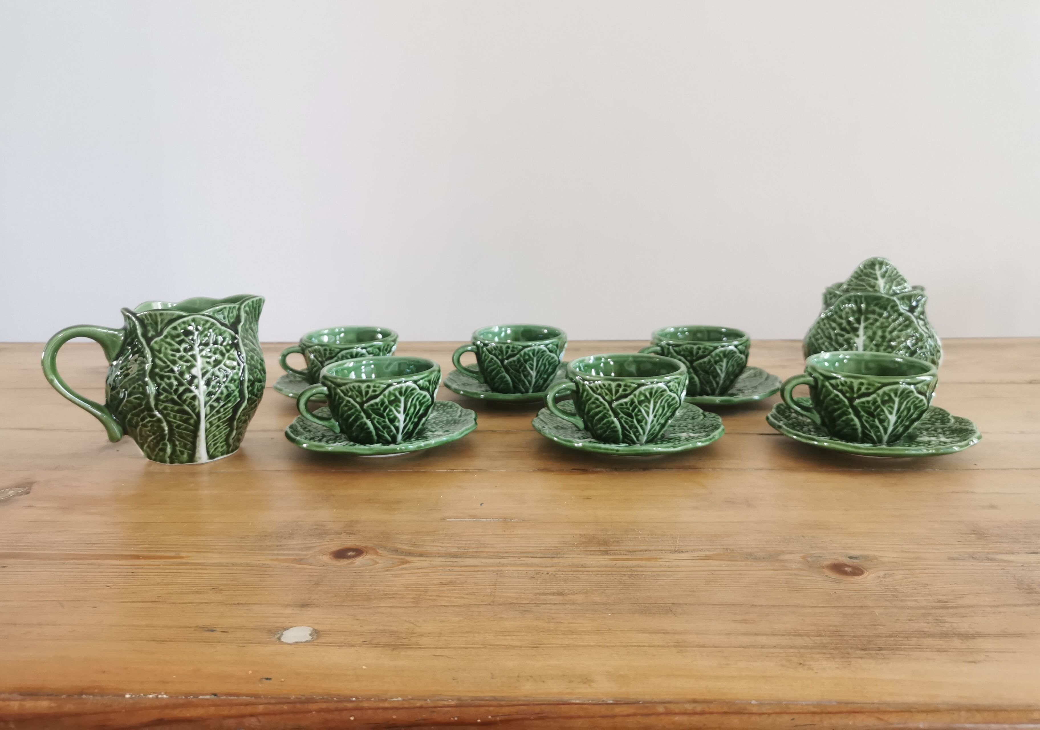 Cabbage coffee service in slurry