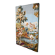 Tapisserie tunisienne tissé à la main 1er choix, paysage avec flamant