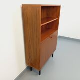 Vintage Scandinavian modernist style teak storage bookcase