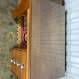 Oak caissons desk 1950