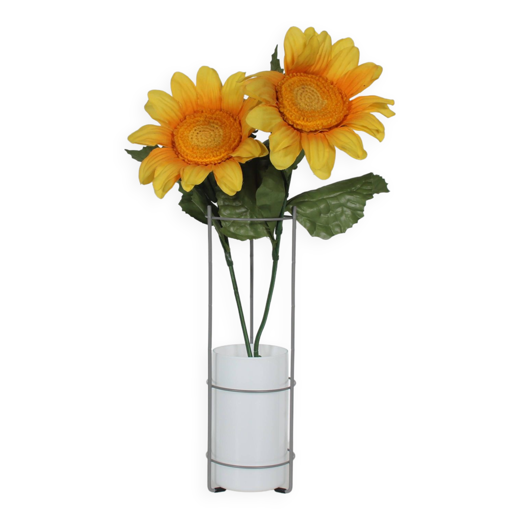 1980s “Variflor” White vase by Max Rond for Indoor, Netherlands