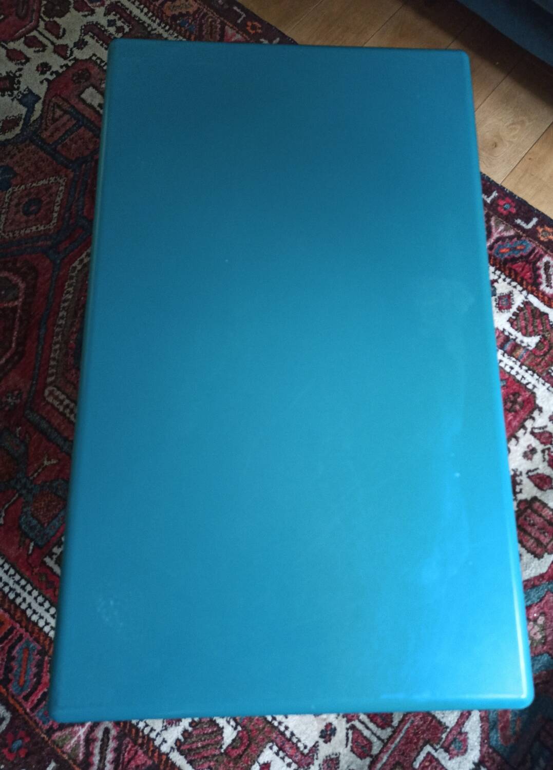 Blue metal coffee table Ikea PS 2012