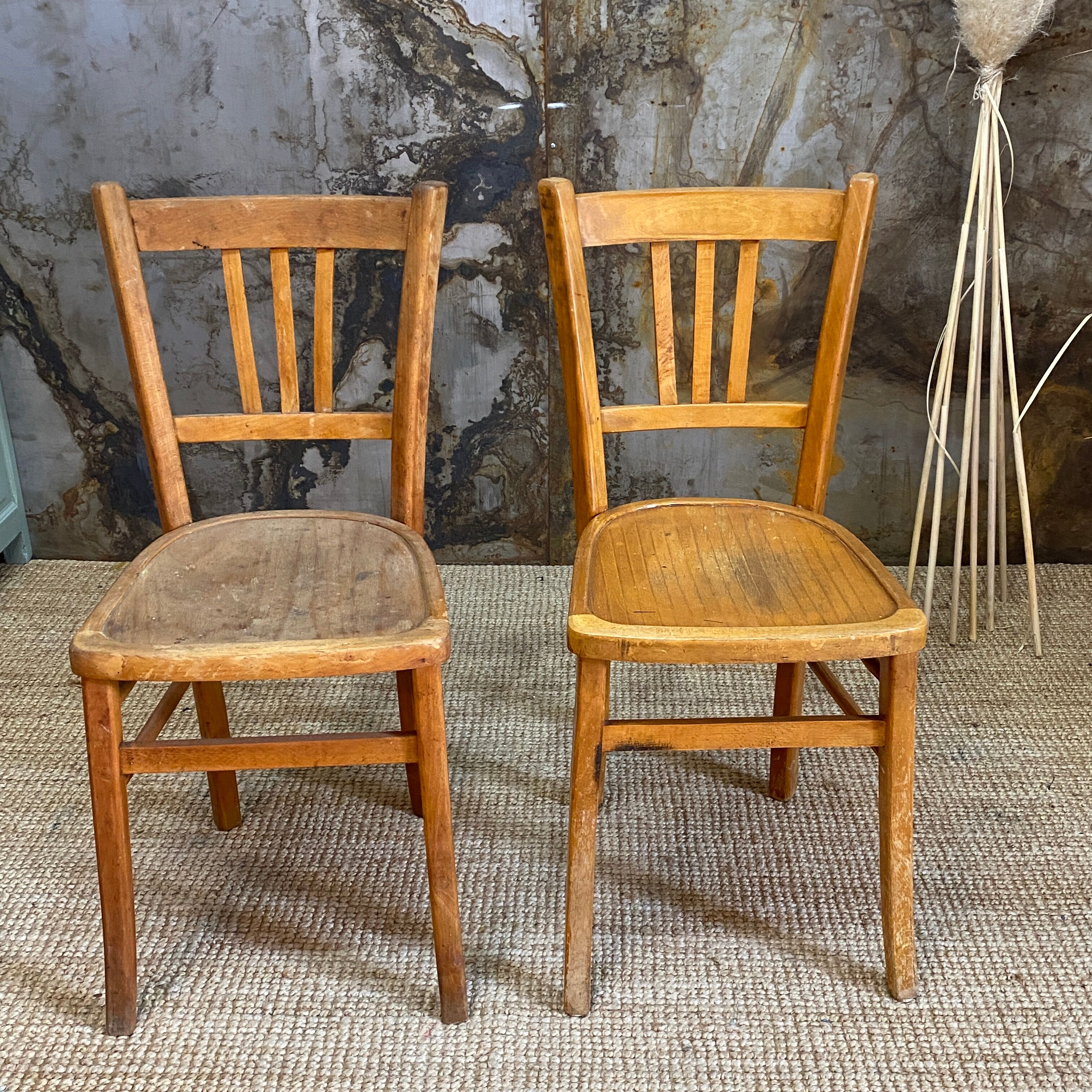Pair of bistro chairs
