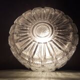 Vintage glass ceiling light from the 1960s