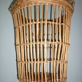 Vintage rattan basket