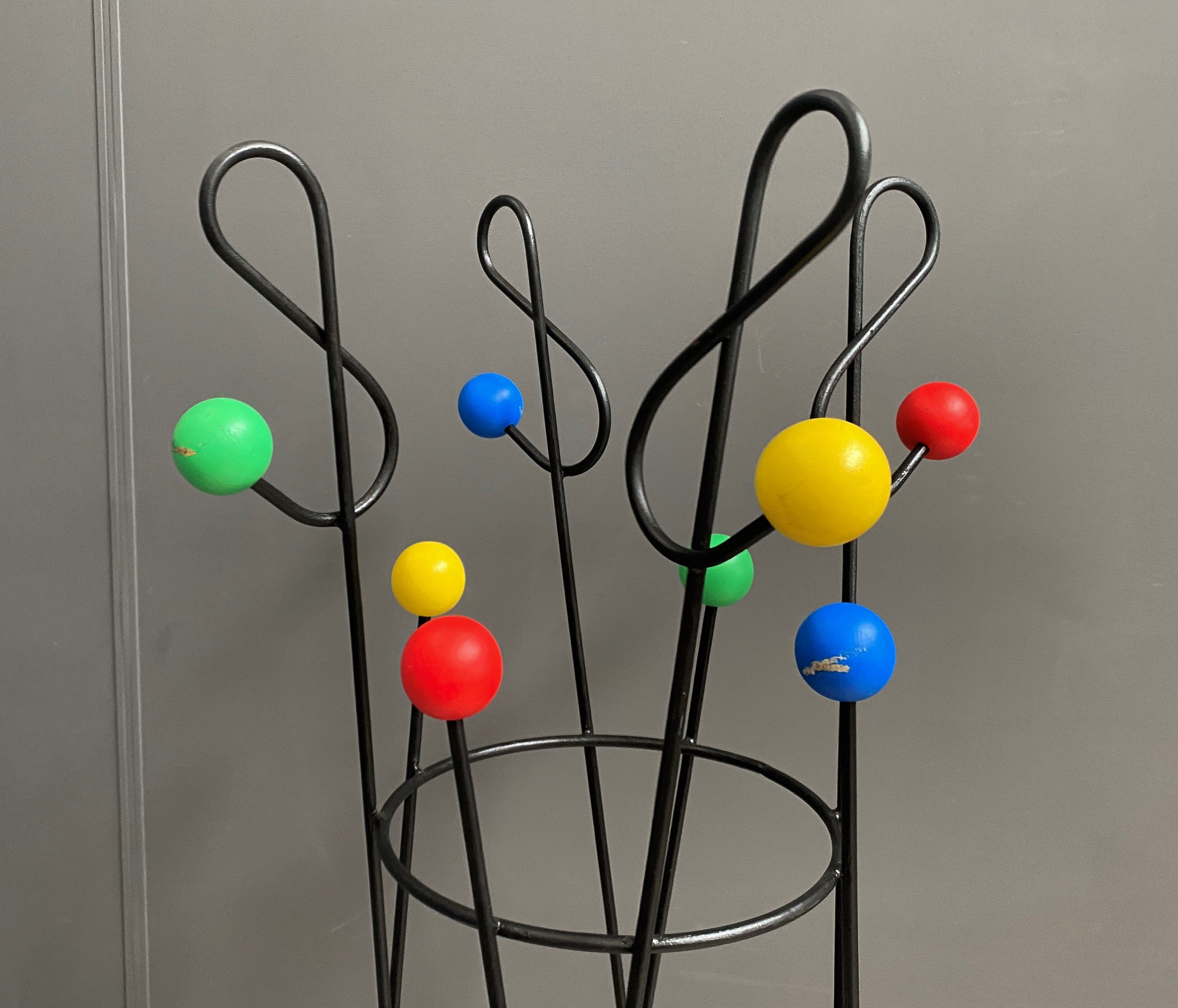 Mid century coat rack, 1950s