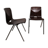 Pair of Galvanitas S25 chairs