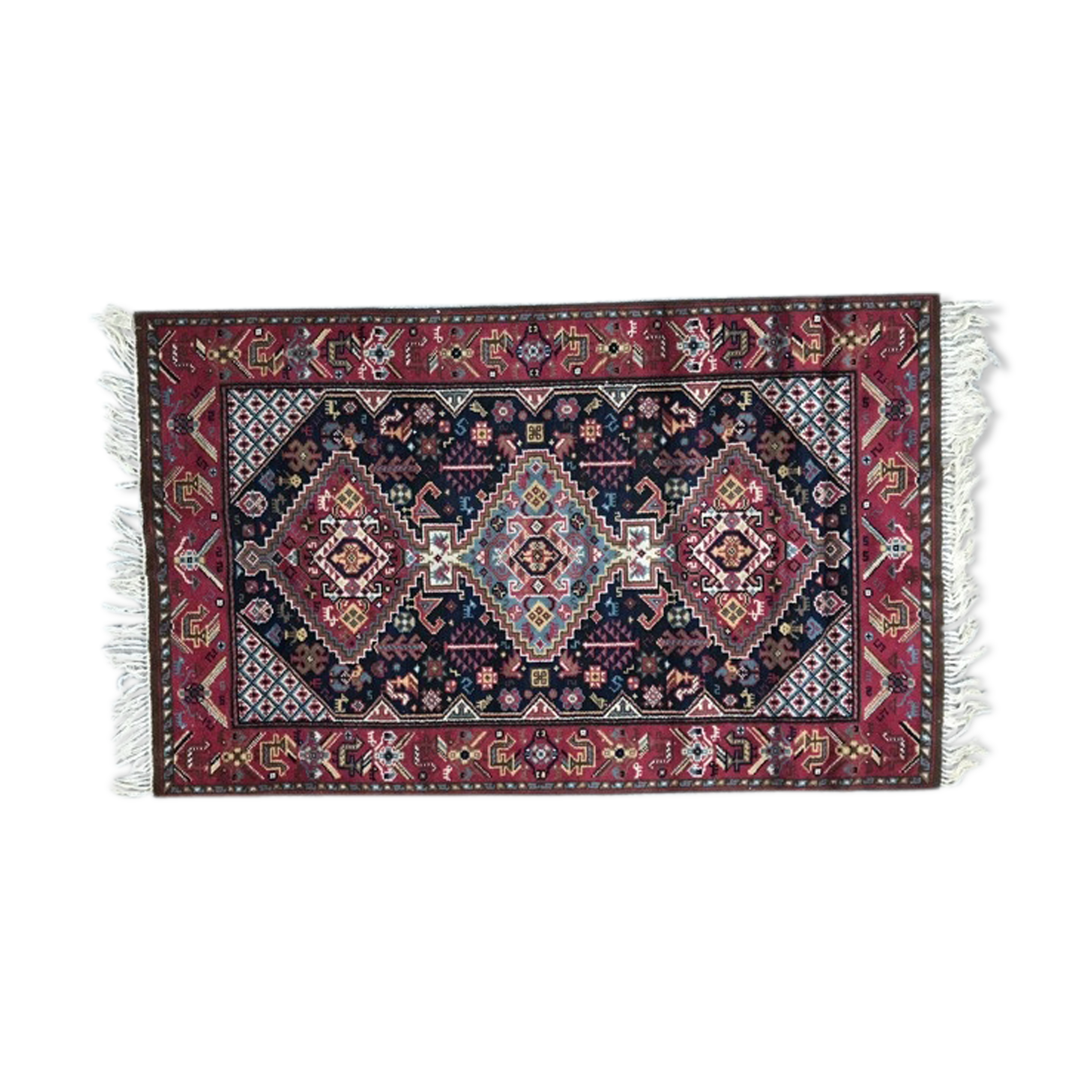 Carpet French drawings Shiraz dots knoated 120x200 cm