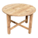 Round stripped solid pine kitchen table 98cm