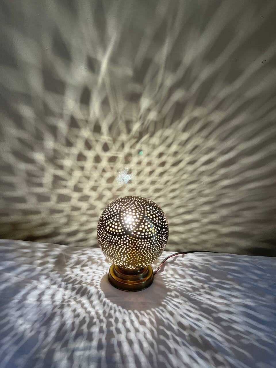 Brass lamp, Moroccan brass lamp, Moroccan lampshade, pendant lamp